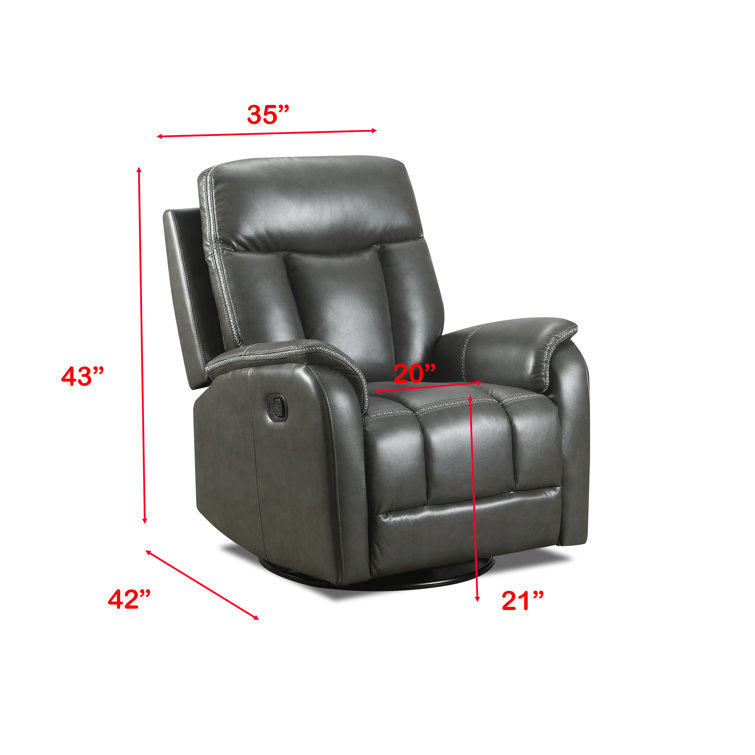 Ainsley swivel glider online recliner